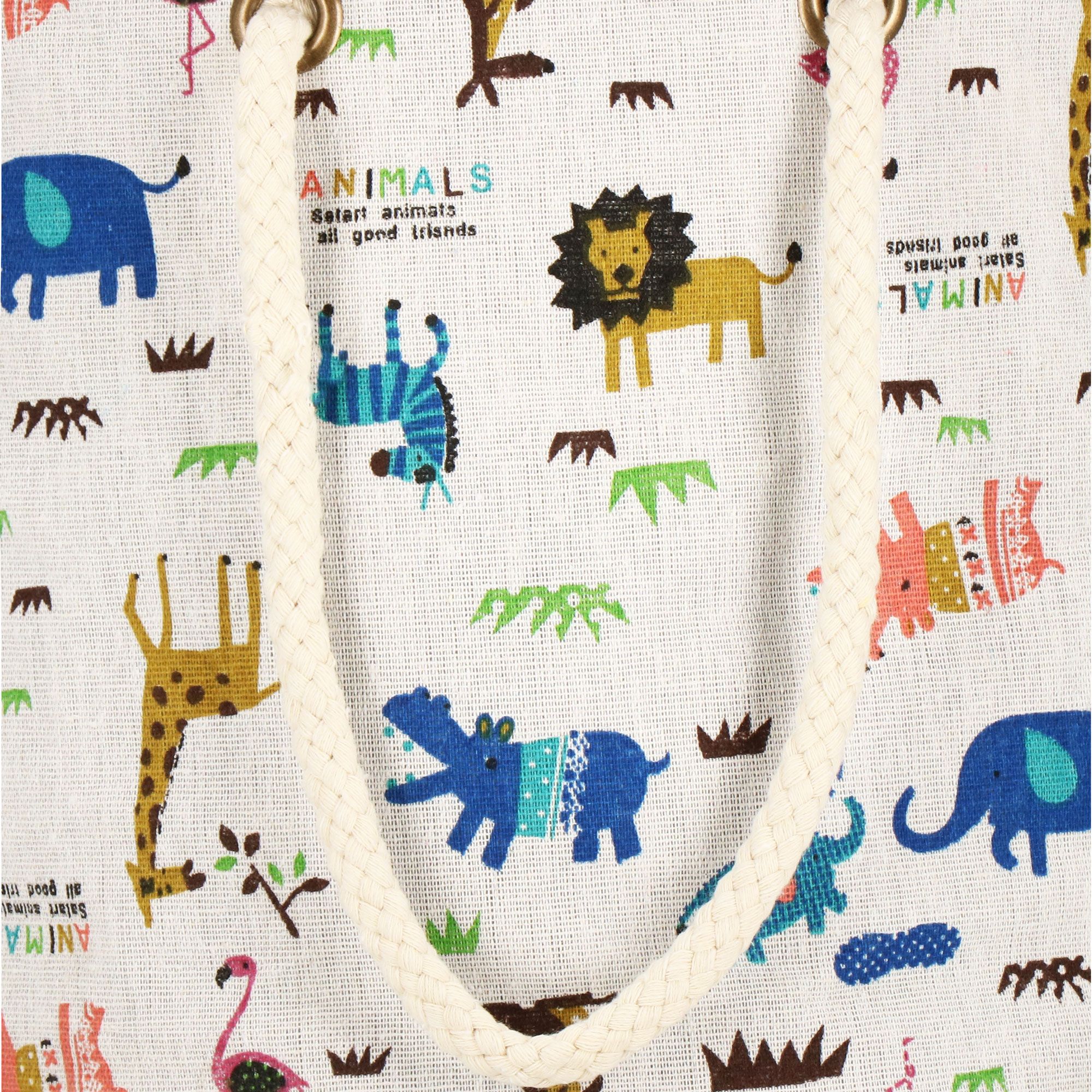 Кошик для зберігання з килимком Springos 21 л текстильний для іграшок та аксесуарів HA0133