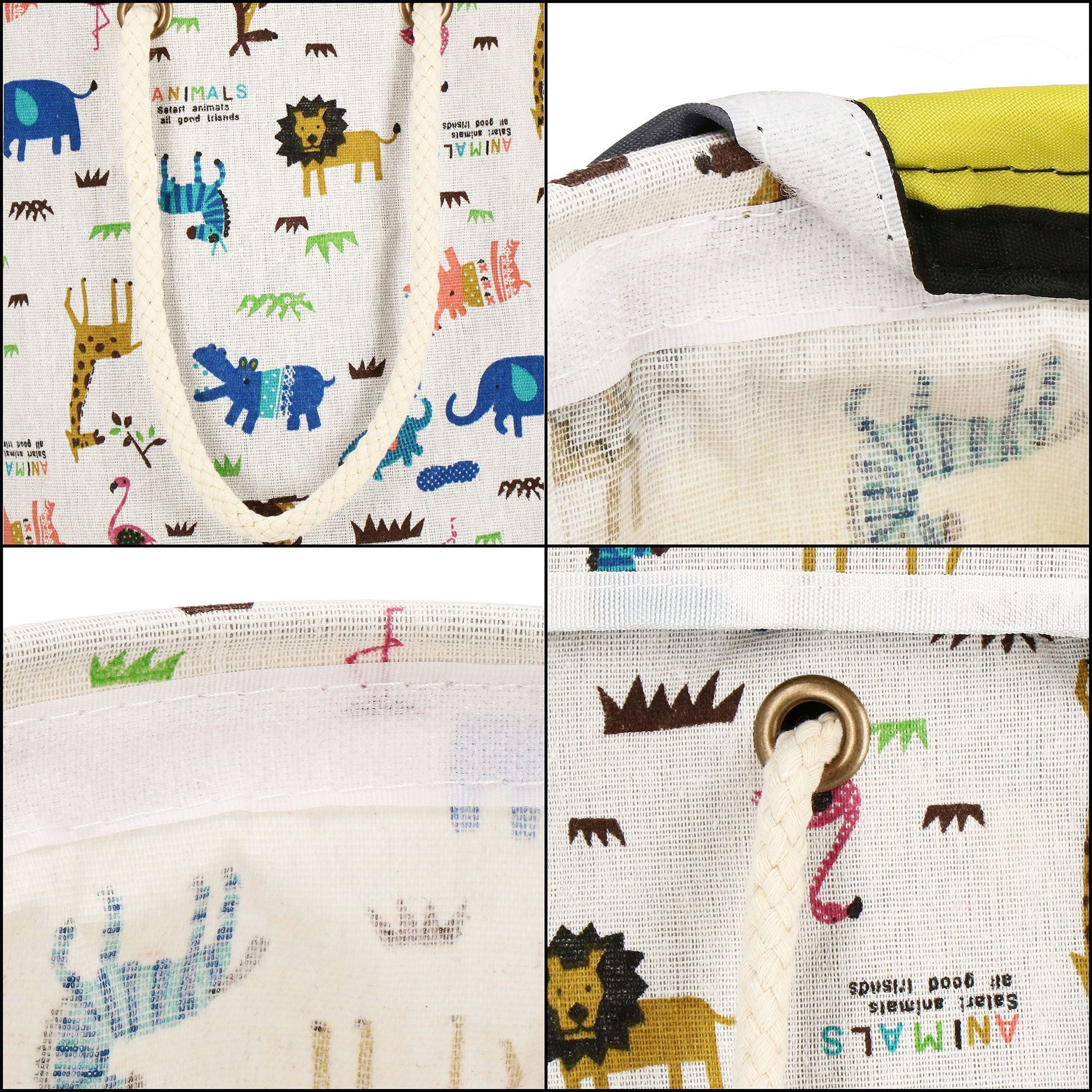 Кошик для зберігання з килимком Springos 21 л текстильний для іграшок та аксесуарів HA0133