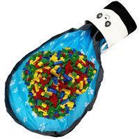 Кошик для зберігання з килимком Springos 34 л текстильний для іграшок та аксесуарів HA0134