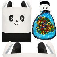 Кошик для зберігання з килимком Springos 34 л текстильний для іграшок та аксесуарів HA0134