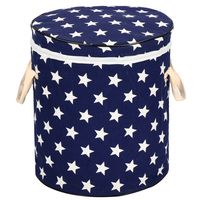 Кошик для зберігання з килимком Springos 38 л текстильний для іграшок та аксесуарів HA0135