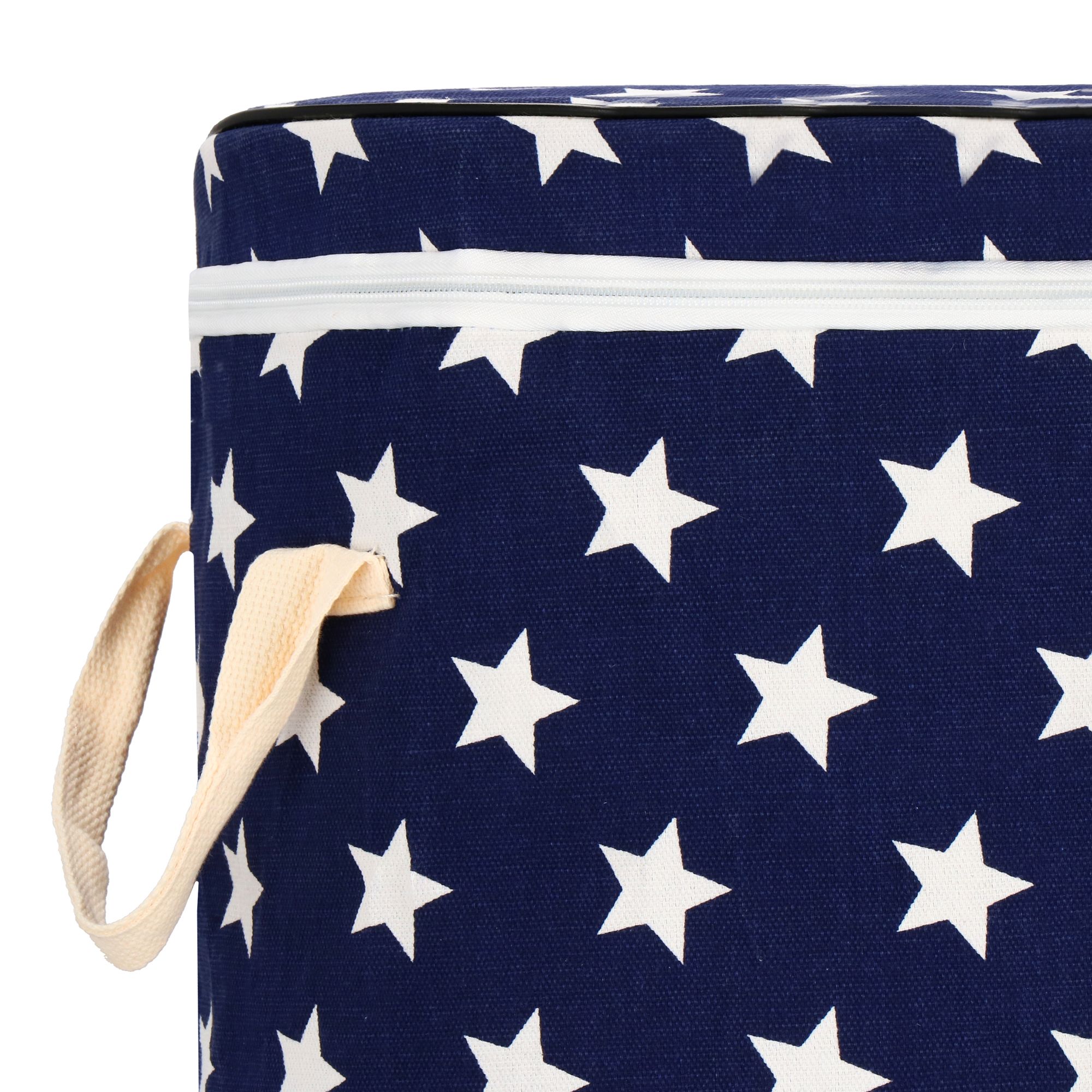 Кошик для зберігання з килимком Springos 38 л текстильний для іграшок та аксесуарів HA0135