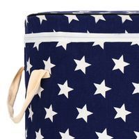 Кошик для зберігання з килимком Springos 38 л текстильний для іграшок та аксесуарів HA0135