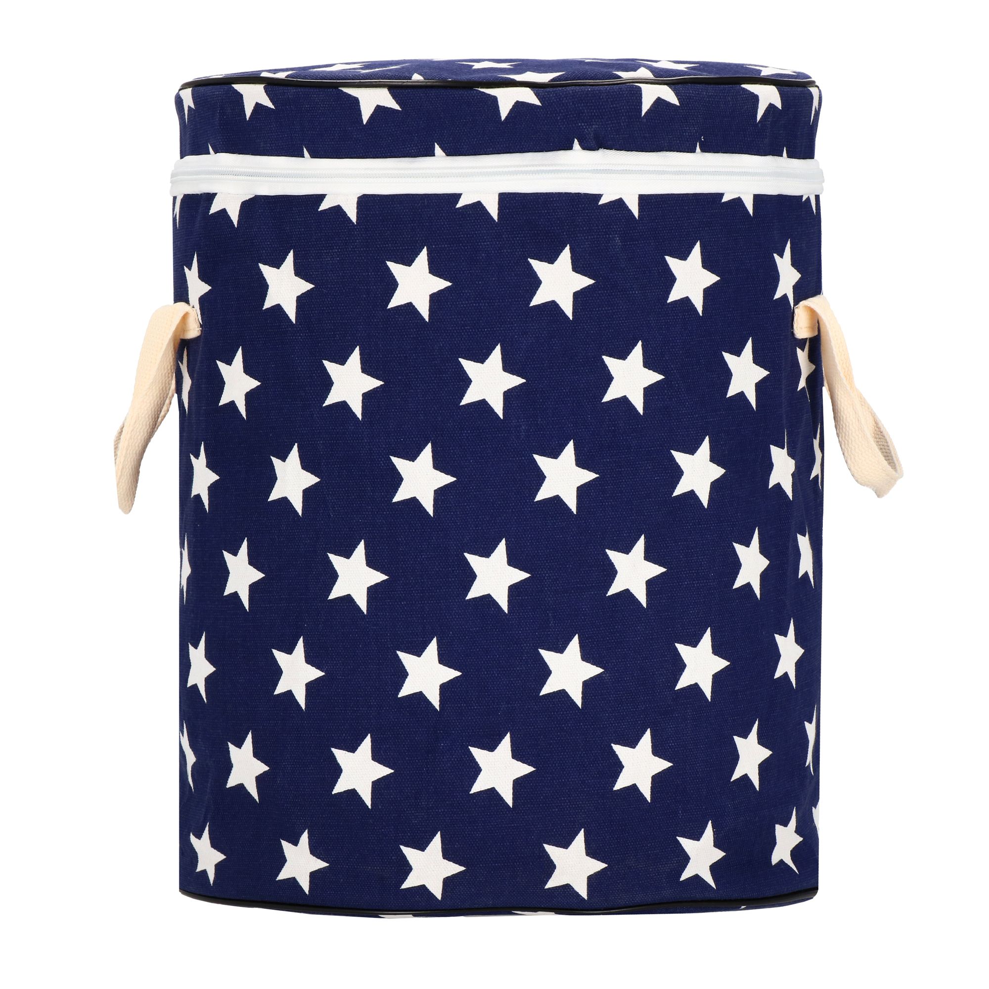 Кошик для зберігання з килимком Springos 38 л текстильний для іграшок та аксесуарів HA0135