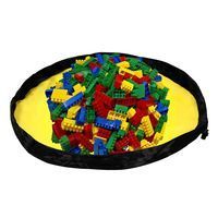 Кошик для зберігання з килимком Springos 38 л текстильний для іграшок та аксесуарів HA0136