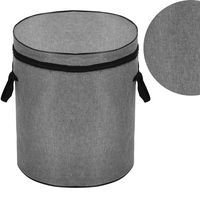 Кошик для зберігання з килимком Springos 38 л текстильний для іграшок та аксесуарів HA0136