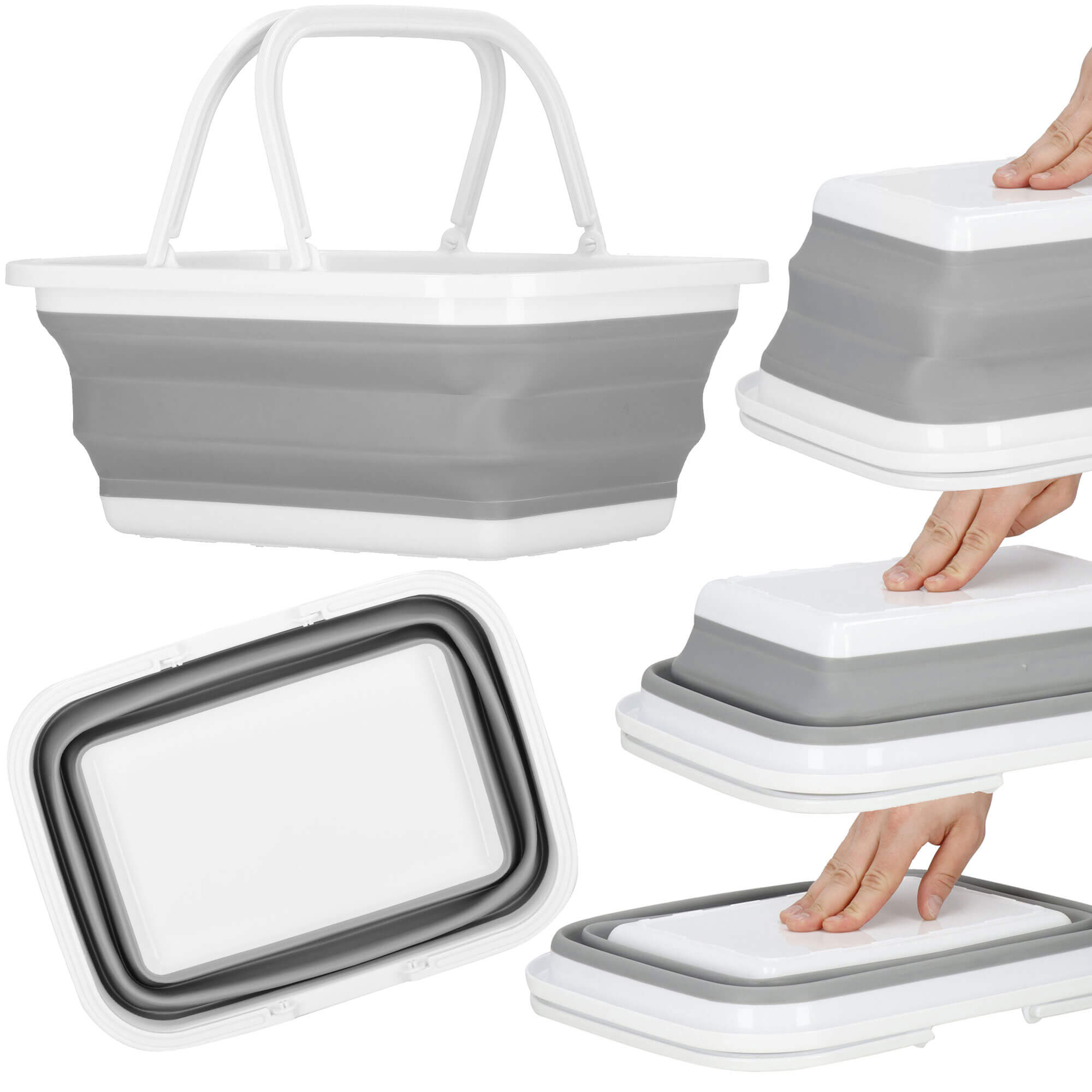 Кошик складний силіконовий Springos 15 л HA5105