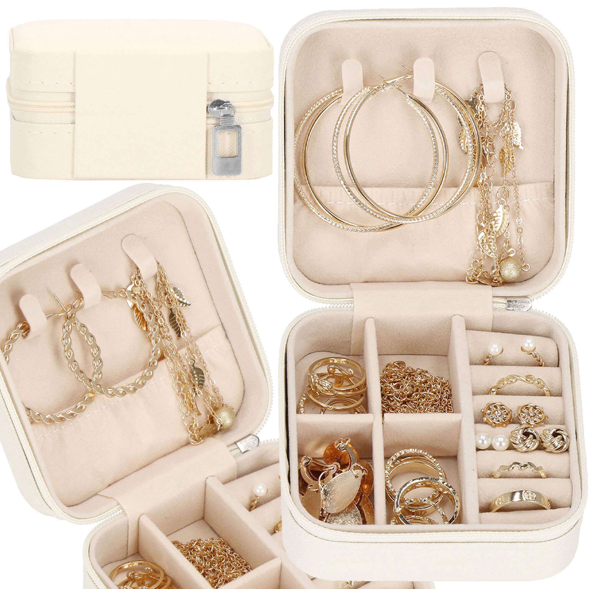 Скринька для прикрас (футляр для біжутерії) Springos 10 x 10 x 5 см HA1073