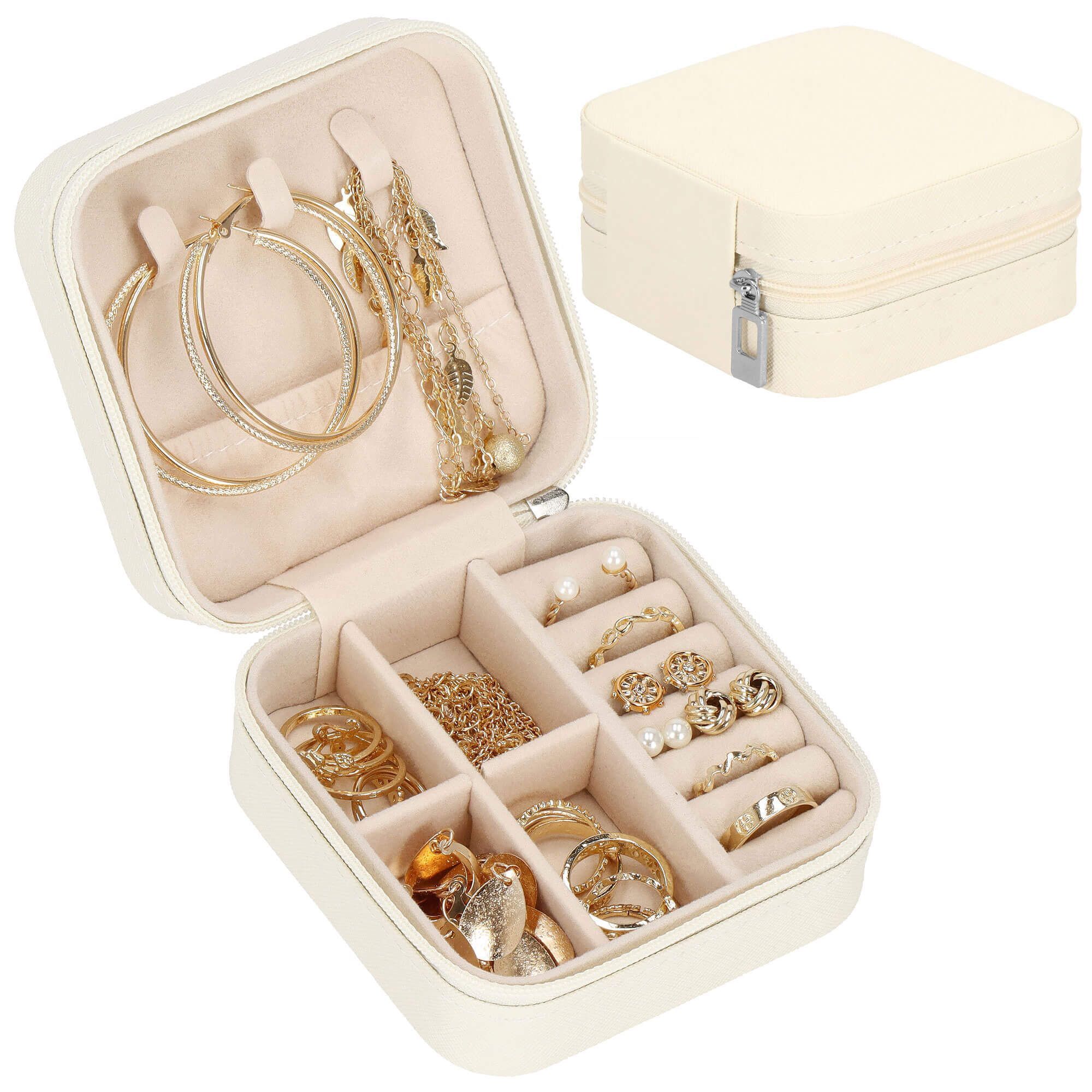 Скринька для прикрас (футляр для біжутерії) Springos 10 x 10 x 5 см HA1073