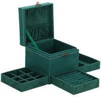 Скринька для прикрас (футляр для біжутерії) Springos 12 x 12 x 12 см HA1088