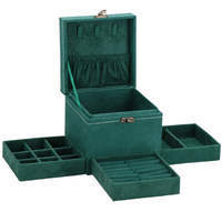 Скринька для прикрас (футляр для біжутерії) Springos 12 x 12 x 12 см HA1088