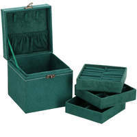 Скринька для прикрас (футляр для біжутерії) Springos 12 x 12 x 12 см HA1088