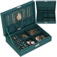 Скринька для прикрас (футляр для біжутерії) Springos 28 x 19.5 x 7 см HA1047