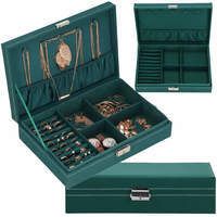 Скринька для прикрас (футляр для біжутерії) Springos 28 x 19.5 x 7 см HA1047