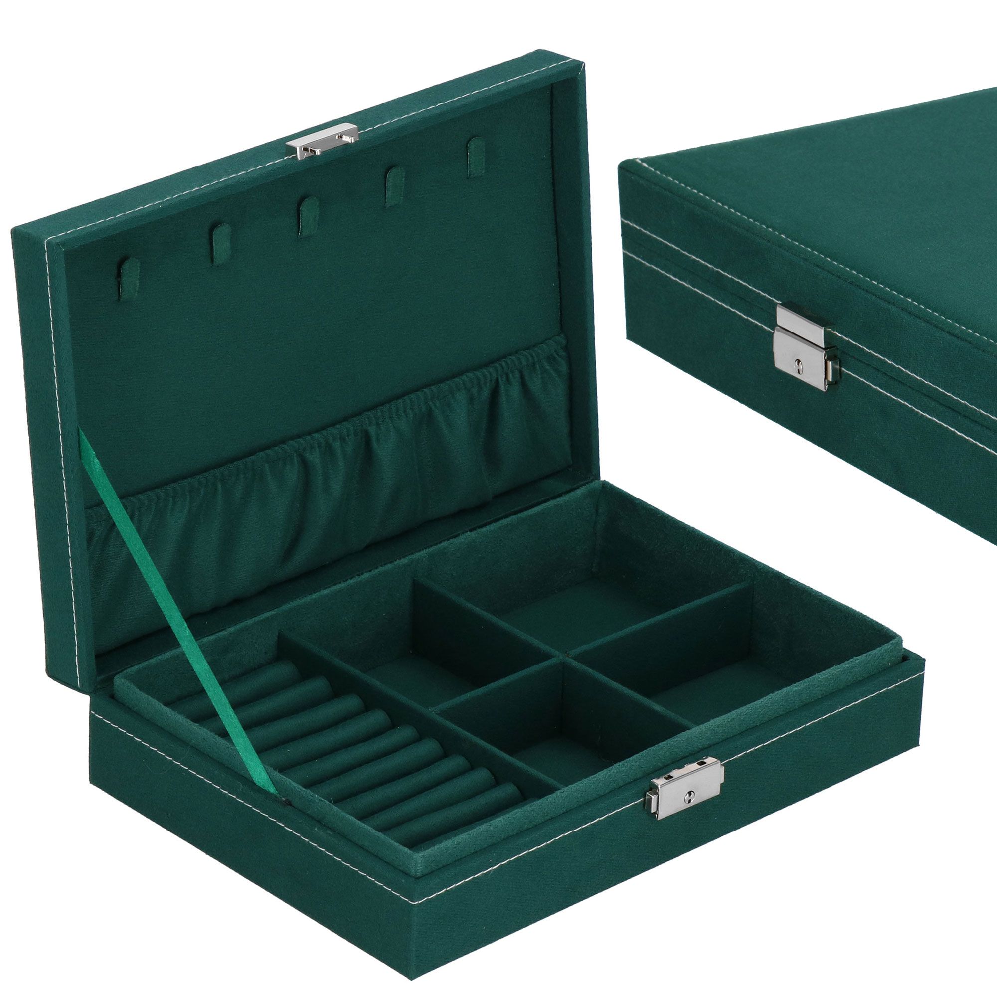 Скринька для прикрас (футляр для біжутерії) Springos 28 x 19.5 x 7 см HA1047