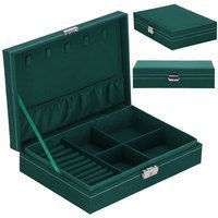 Скринька для прикрас (футляр для біжутерії) Springos 28 x 19.5 x 7 см HA1047