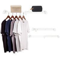 Органайзер-полиця для гардеробу (шафи) Springos 55-36.5 x 10 см телескопічний HA3112