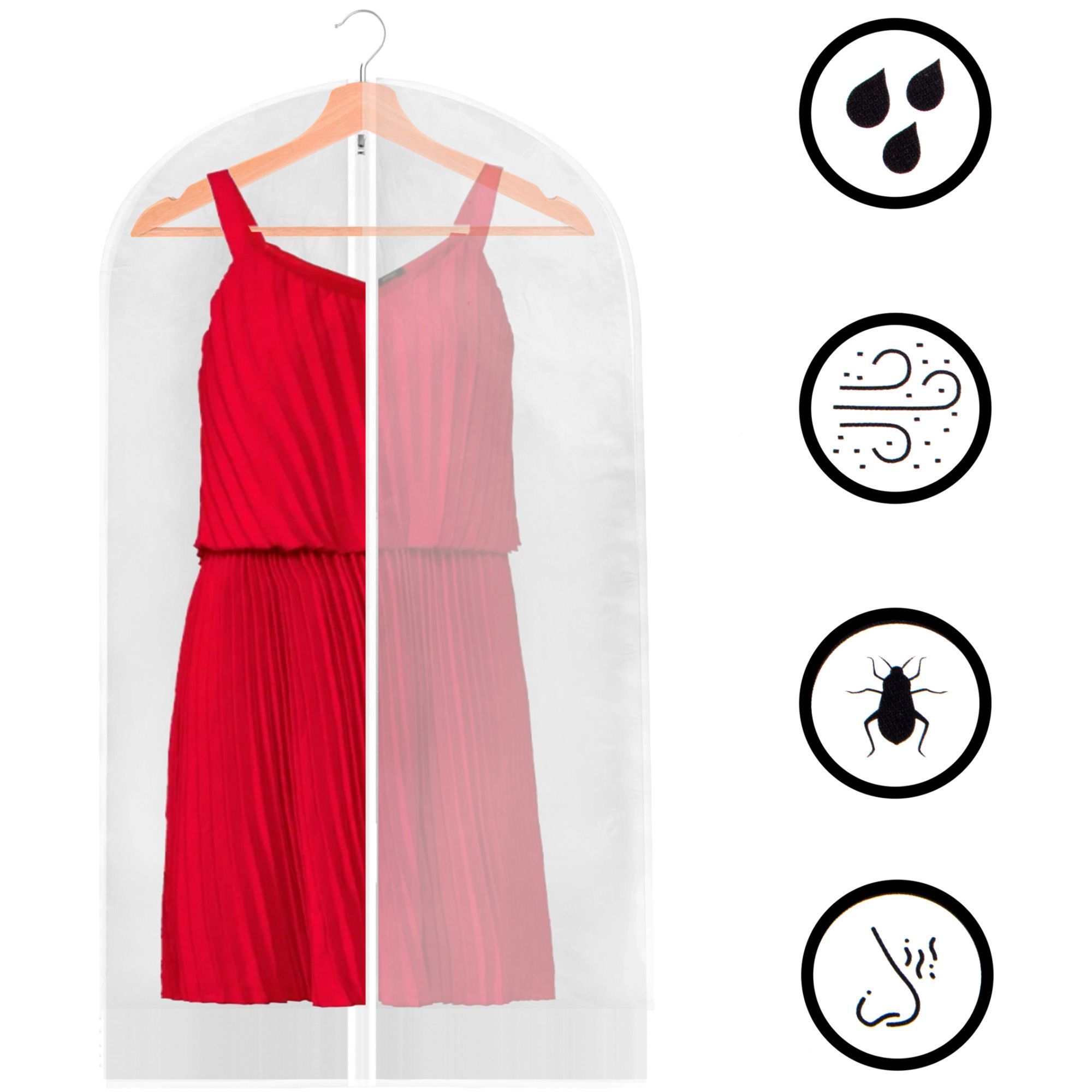 Чохол для зберігання одягу Springos 130 x 60 см HA3082