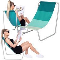 Шезлонг (лежак) для пляжу, тераси та саду Springos GC0025