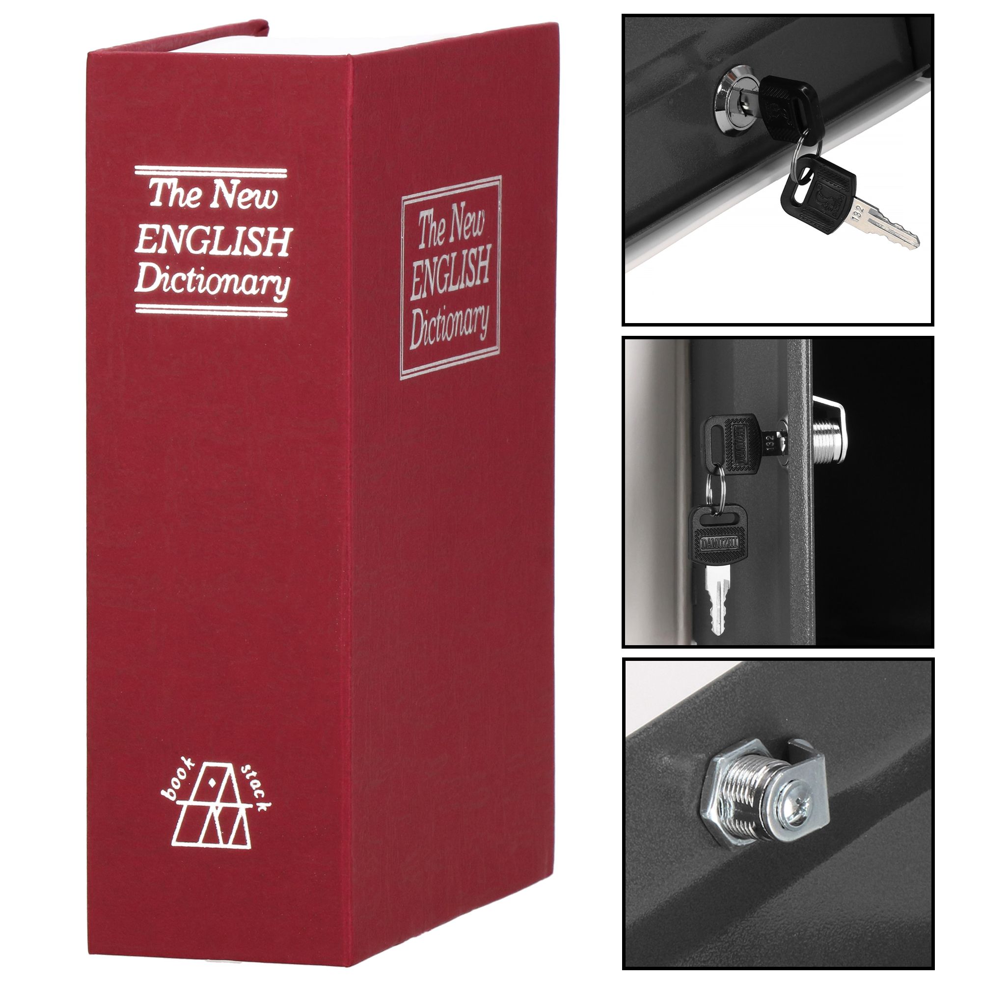 Книга-сейф (кешбокс) Springos 18 x 11.5 x 5.5 см для зберігання грошей та цінностей HA5044