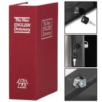 Книга-сейф (кешбокс) Springos 18 x 11.5 x 5.5 см для зберігання грошей та цінностей HA5044