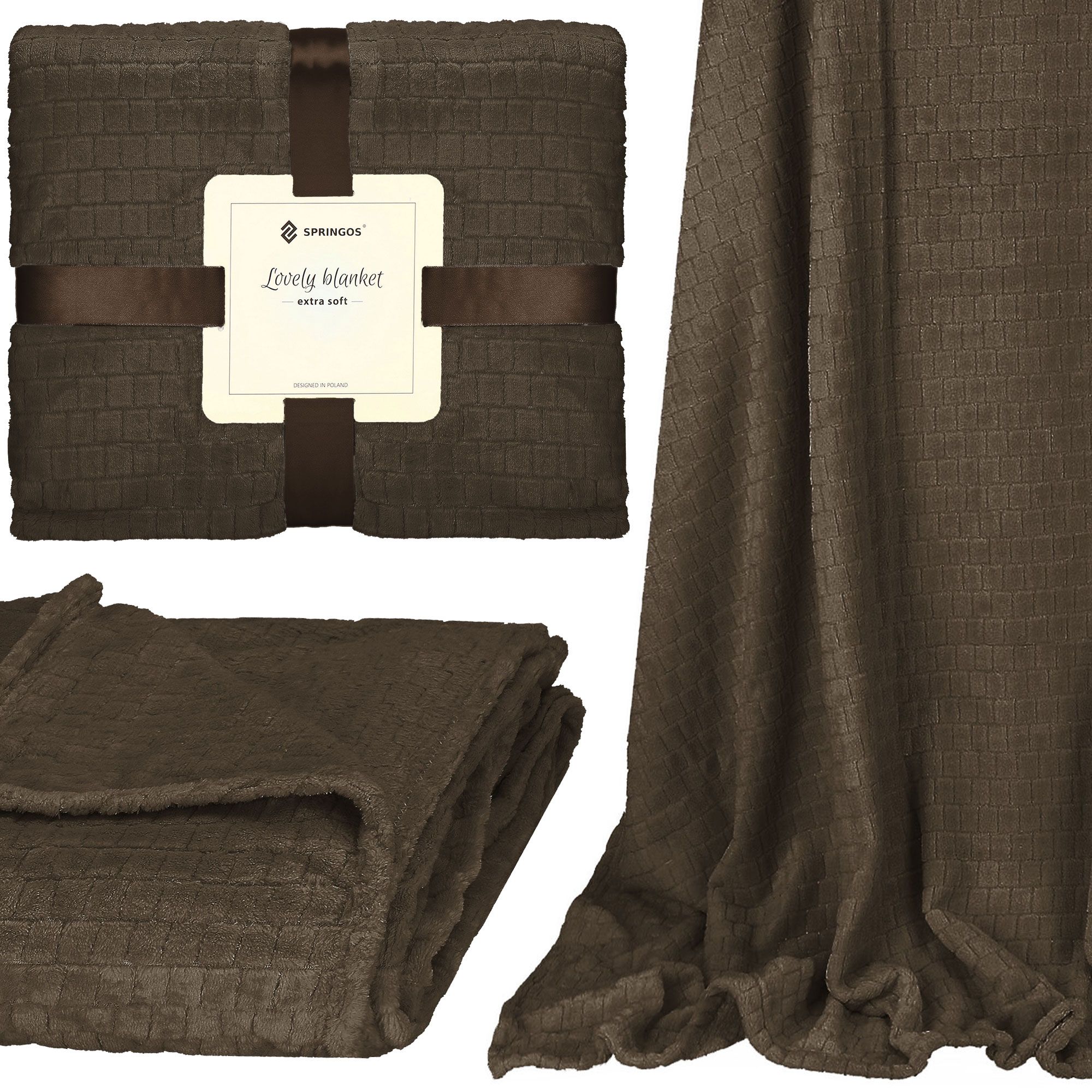 Плед-покривало Springos Extra Soft 130 x 180 см HA7109