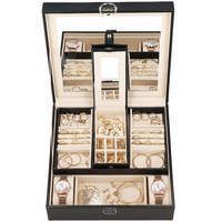 Скринька для прикрас (футляр для біжутерії) Springos 25 x 25 x 8.5 см HA1031