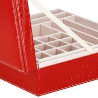 Скринька для прикрас (футляр для біжутерії) Springos 26 x 26 x 8.5 см HA1027