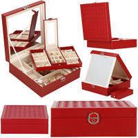 Скринька для прикрас (футляр для біжутерії) Springos 25 x 25 x 8.5 см HA1080