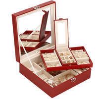 Скринька для прикрас (футляр для біжутерії) Springos 25 x 25 x 8.5 см HA1080