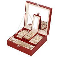 Скринька для прикрас (футляр для біжутерії) Springos 25 x 25 x 8.5 см HA1080