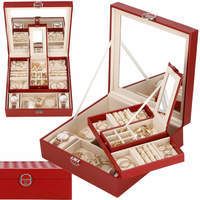 Скринька для прикрас (футляр для біжутерії) Springos 25 x 25 x 8.5 см HA1080