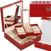 Скринька для прикрас (футляр для біжутерії) Springos 25 x 25 x 8.5 см HA1080