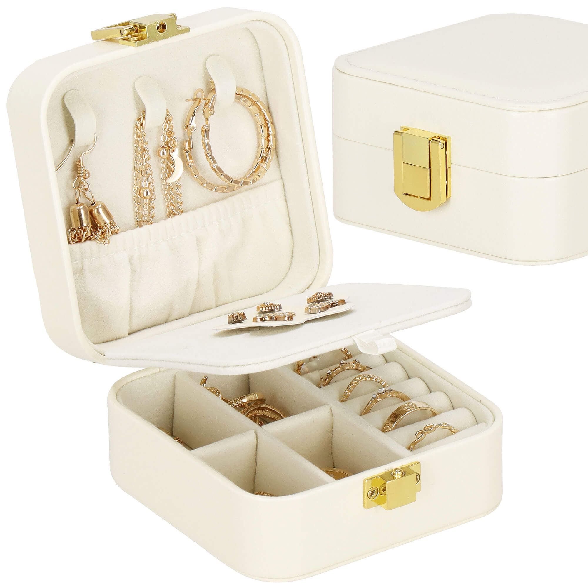 Скринька для прикрас (футляр для біжутерії) Springos 10 x 10 x 5 см HA1085