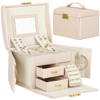 Скринька для прикрас (футляр для біжутерії) Springos 17.5 x 12 x 13.5 см HA1086