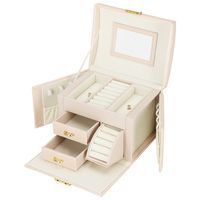 Скринька для прикрас (футляр для біжутерії) Springos 17.5 x 12 x 13.5 см HA1086