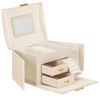 Скринька для прикрас (футляр для біжутерії) Springos 17.5 x 12 x 13.5 см HA1086