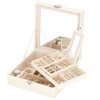 Скринька для прикрас (футляр для біжутерії) Springos 25 x 25 x 8.5 см HA1079