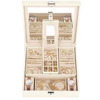 Скринька для прикрас (футляр для біжутерії) Springos 25 x 25 x 8.5 см HA1079