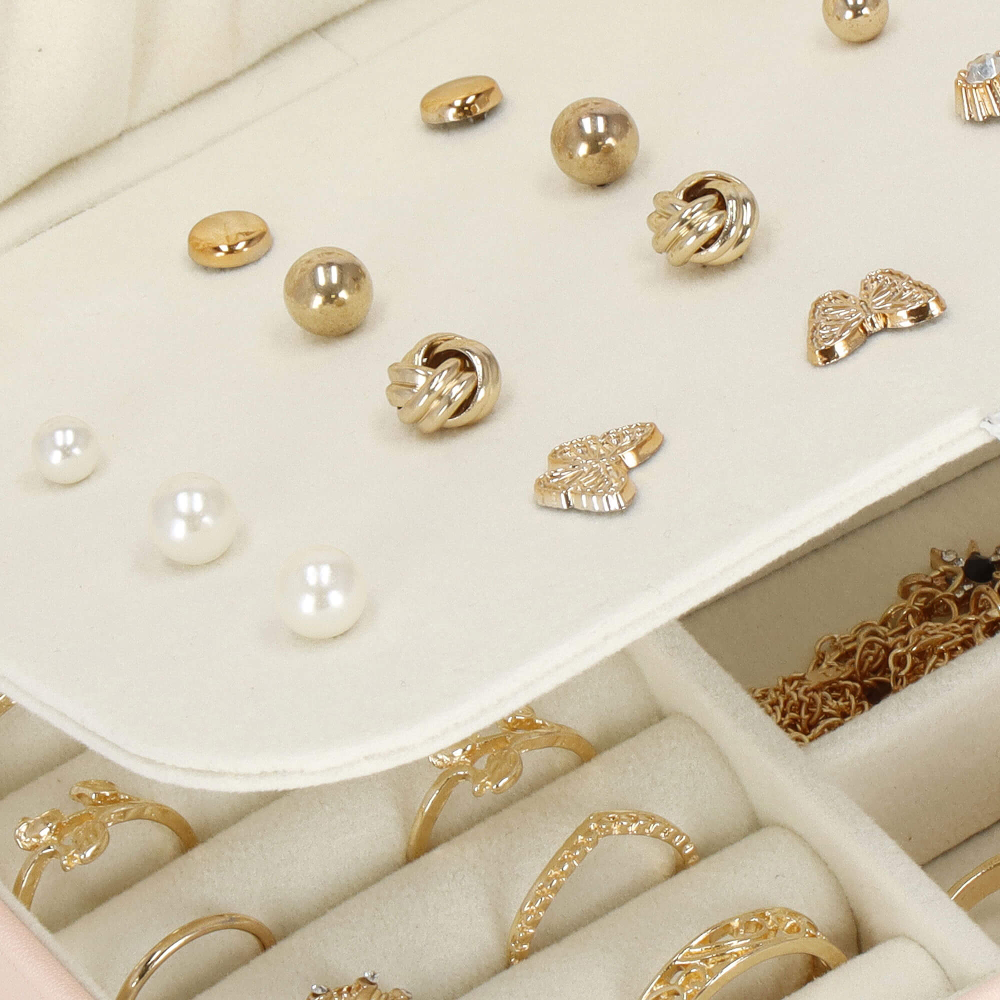 Скринька для прикрас (футляр для біжутерії) Springos 16 x 11 x 5 см HA1082