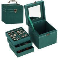 Скринька для прикрас (футляр для біжутерії) Springos 12 x 12 x 12 см HA1048