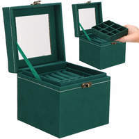 Скринька для прикрас (футляр для біжутерії) Springos 12 x 12 x 12 см HA1048