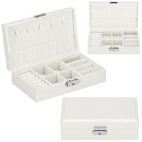 Скринька для прикрас (футляр для біжутерії) Springos 21 x 11 x 6 см HA1033