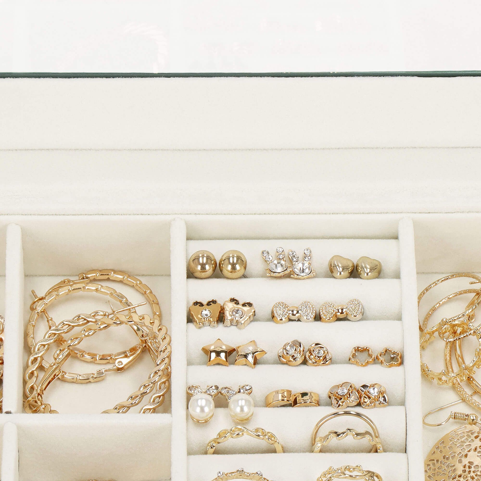 Скринька для прикрас (футляр для біжутерії) Springos 23.5 x 14 x 5.5 см HA1042