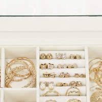 Скринька для прикрас (футляр для біжутерії) Springos 23.5 x 14 x 5.5 см HA1042