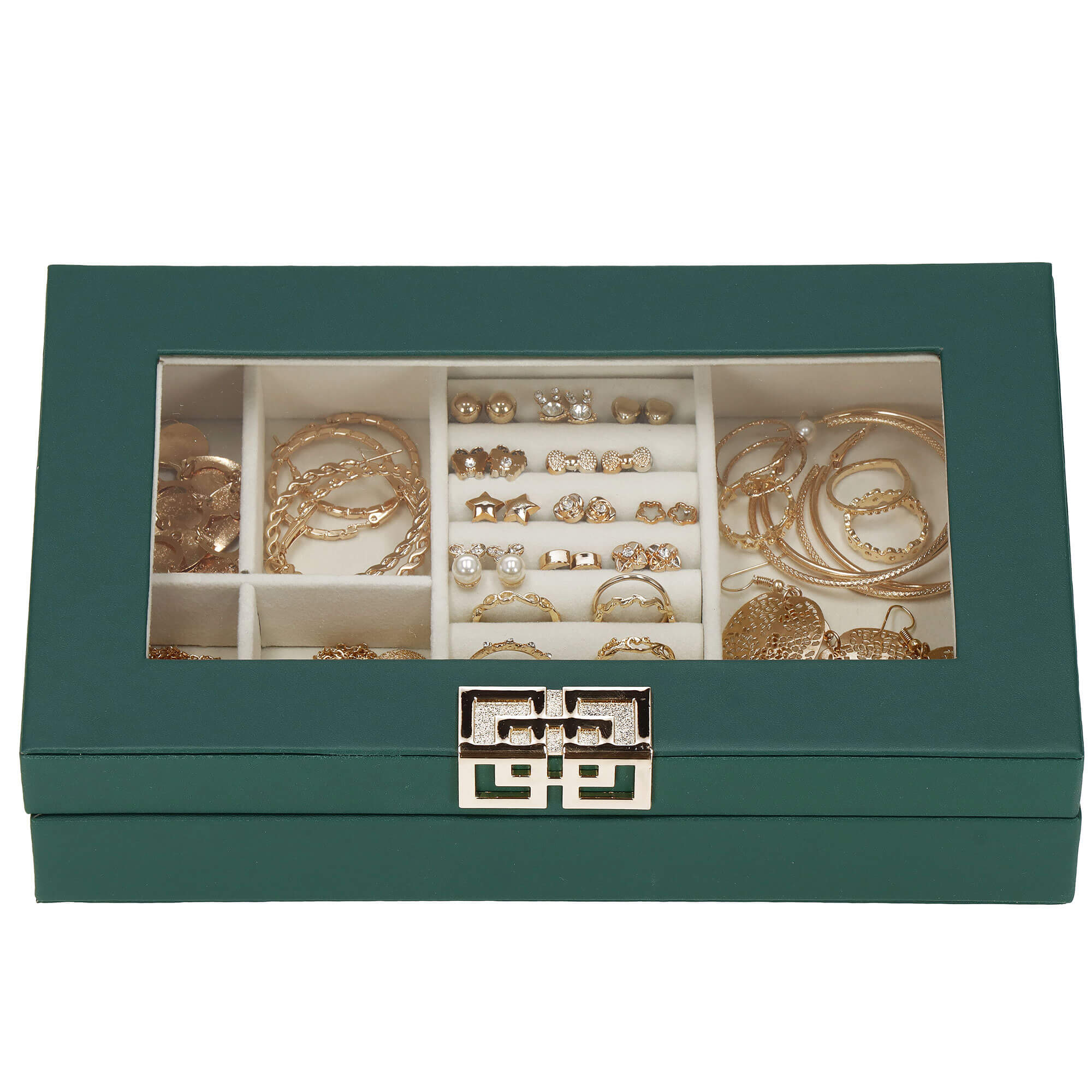 Скринька для прикрас (футляр для біжутерії) Springos 23.5 x 14 x 5.5 см HA1042