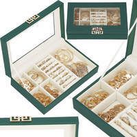 Скринька для прикрас (футляр для біжутерії) Springos 23.5 x 14 x 5.5 см HA1042