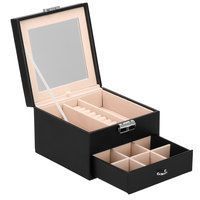 Скринька для прикрас (футляр для біжутерії) Springos 16 x 16 x 11 см HA1081