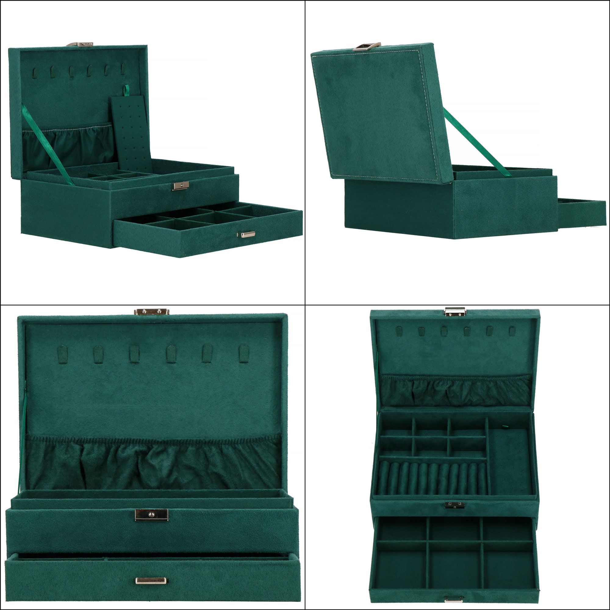 Скринька для прикрас (футляр для біжутерії) Springos 27 x 19 x 10.5 см HA1049