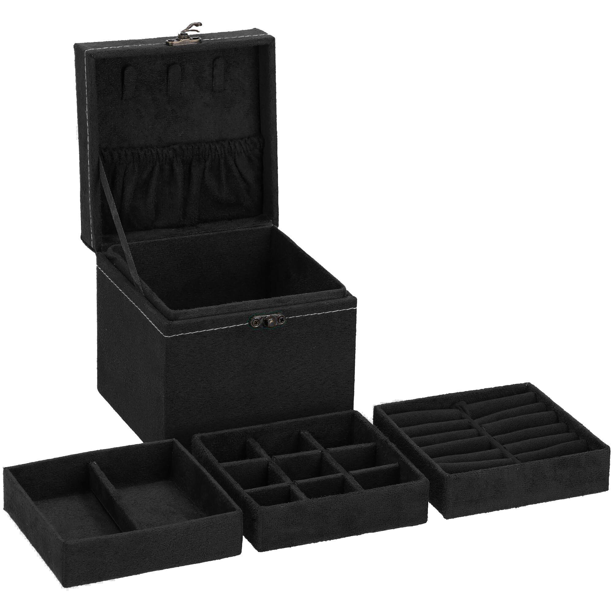 Скринька для прикрас (футляр для біжутерії) Springos 12 x 12 x 12 см HA1044